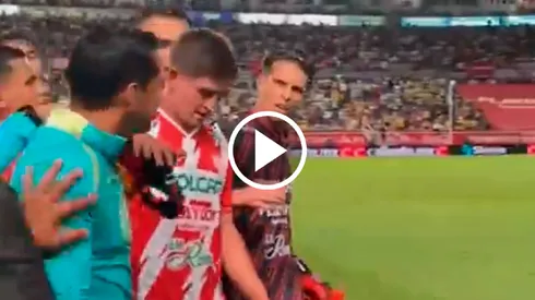 Hubo pelea al final del América y Necaxa.