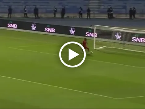 Julián Quiñones hizo el gol más fácil de toda su carrera en la Copa de Arabia