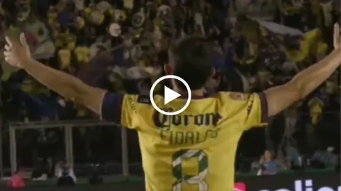 El festejo ante Chivas con el que Álvaro Fidalgo enamoró al americanismo
