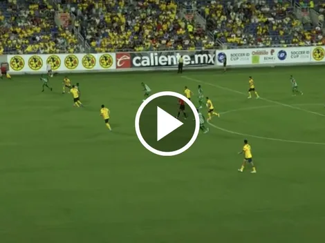 Lo que todo el América protestó en el gol de Atlético Nacional