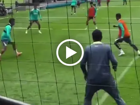 André Jardine se sumó al entrenamiento de América como un jugador de campo más