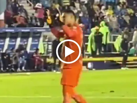 El gesto burlesco de Ángel Malagón a la afición de Cruz Azul