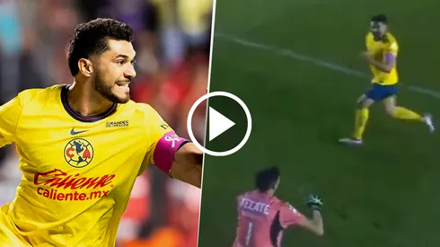 Martín no dudó en explotar de emoción por el gol.