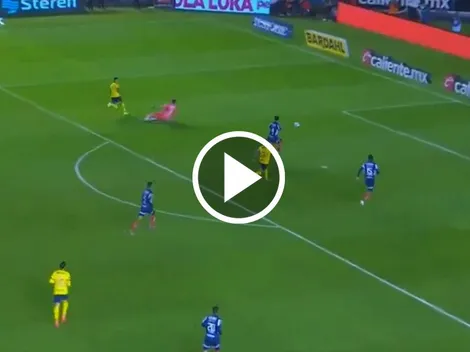 El gol de Brian Rodríguez tras aprovechar un regalo de Monterrey