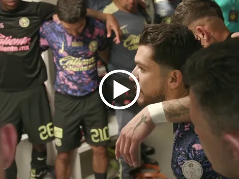 La emotiva arenga de Henry Martín previo al inicio del América vs. León