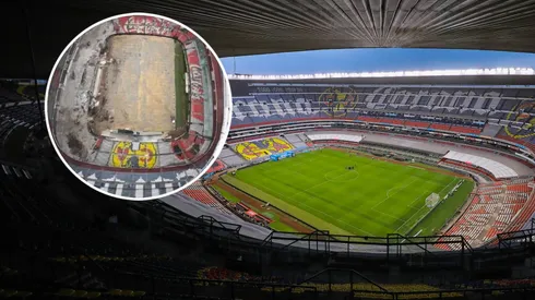 El Estadio Azteca sigue en trabajos de remodelación