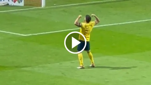 Henry Martín festejó su gol ante Toluca de una forma especial