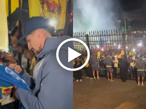 El aplaudible gesto de los jugadores de América en la serenata de la afición