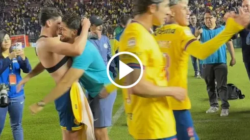 Henry Martín y Diego Valdés felicitaron a sus compañeros