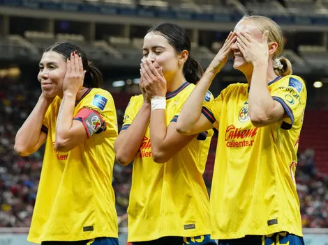 Icónica celebración del América Femenil para calentar el partido