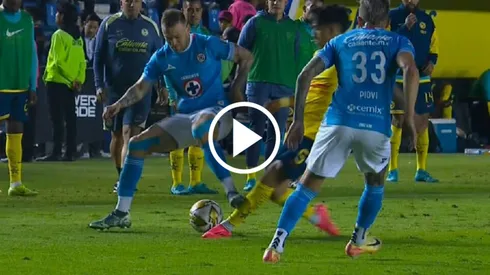 Rotondi le propinó una dura plancha a Kevi Álvarez