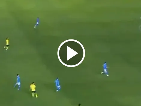 Richard Sánchez remató desde la casa y sorprendió a Cruz Azul