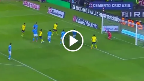 Ramón Juárez convirtió un golazo ante Cruz Azul