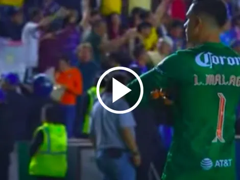 El provocativo festejo de Luis Ángel Malagón hacia la afición de Cruz Azul