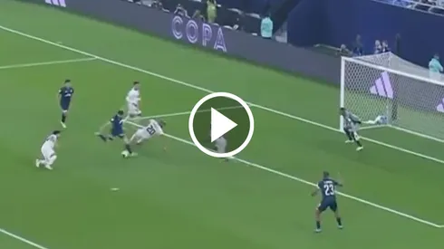 Oussama Idrissi marca el gol de la copa.