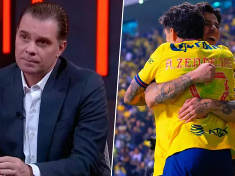 La celebración de Christian Martinoli que terminó mal