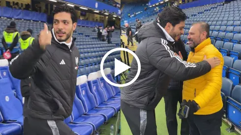 El aplaudible gesto de Raúl Jiménez con un aficionado mexicano en Stamford Bridge