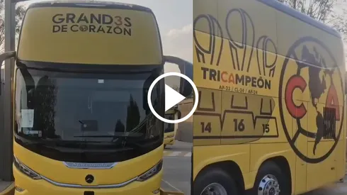 América, listo para estrenar lujoso transporte.