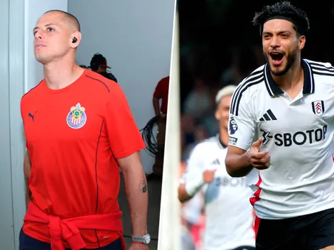 La inesperada actitud de Chicharito tras el récord de Raúl Jiménez