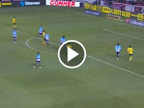 Impresionante disparo del canterano del América en su debut