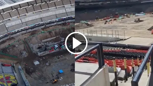 El Estadio Azteca está avanzando de cara a la Copa del Mundo.