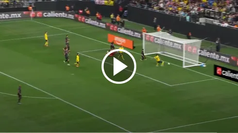 Henry Martín convirtió el primer gol del América