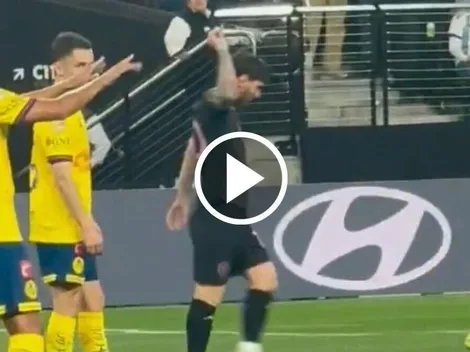 Los polémicos gestos de Lionel Messi a la afición del América