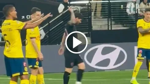 Lionel Messi tuvo un polémico gesto con la afición americanista