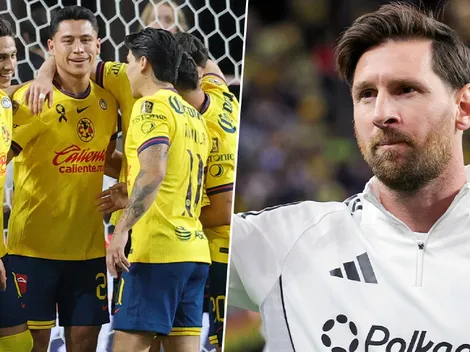 Jugadores del América comparten sus fotos con Leo Messi