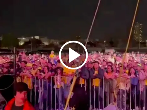 La afición de América ovacionó a un jugador de Cruz Azul en el festejo del tricampeón