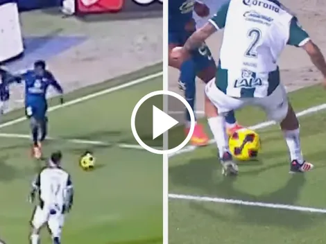 Javairo Dilrosun realiza túnel de ensueño en la goleada ante Santos