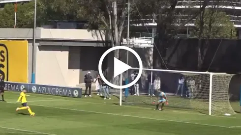 El gran cobro de penal que hizo Diego Valdés con el América Sub-23