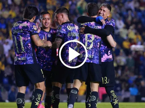 América goleó a Atlético de San Luis y sigue en la cima de la tabla