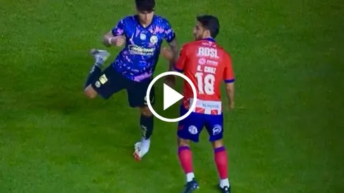 Kevin Álvarez se lesionó en el partido ante San Luis