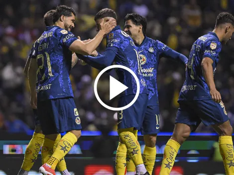 América venció a Puebla y sigue peleando por el liderato