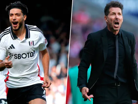 Diego Simeone se sinceró sobre el paso de Raúl Jiménez en el Atleti