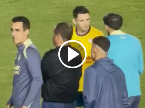 Valdés impresiona y se mete en el papel de DT en pleno juego