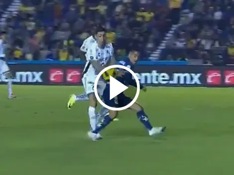 Así fue el claro penal a favor de América que no se marcó