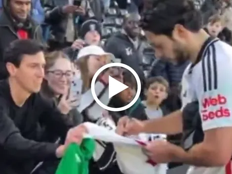 El increíble gesto que tuvo Raúl Jiménez con la afición de Fulham