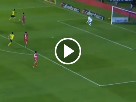 El golazo de Cristian Borja tras joya de Diego Valdés