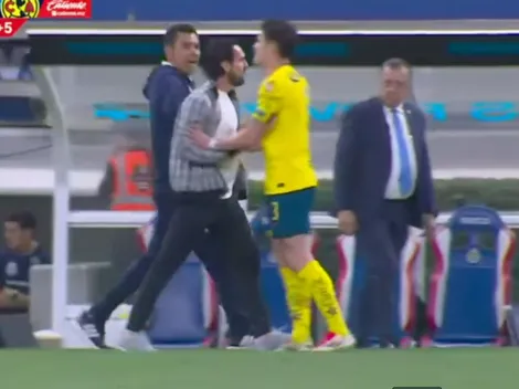 Paulo Victor "agrede" a Espinoza y se acaban encarando