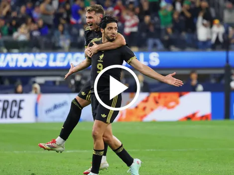 Raúl Jiménez mete al Tri en la Final de la Nations League