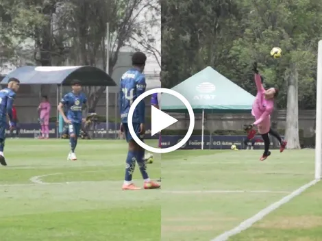El golazo de tiro libre con el que Chicote Calderón dio el triunfo al América vs. Atlante