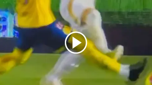 Debió ser tarjeta roja contra Fernando Gorriarán.