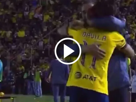 El emotivo abrazo de Víctor Dávila con Jardine