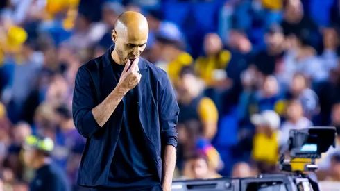Guido Pizarro, pensativo tras la derrota ante el América