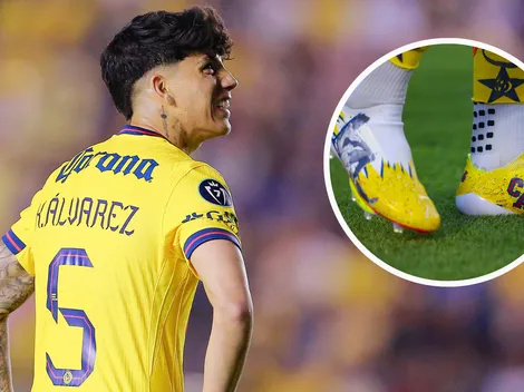 El emotivo detalle en los tenis de Kevin Álvarez en honor a su padre