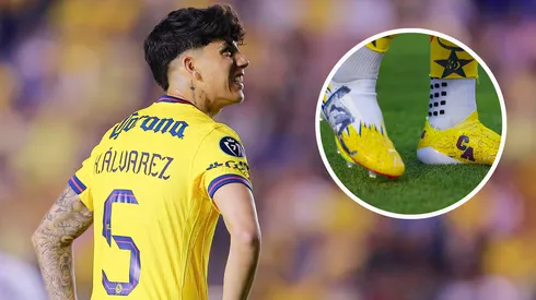 El emotivo detalle en los tenis de Kevin Álvarez en honor a su padre