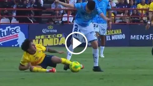 Zendejas se vio afectado por una dura entrada.