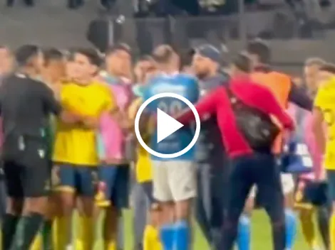 No se vio en la transmisión y hubo bronca entre América y Cruz Azul